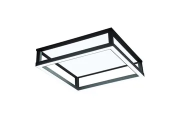 Takbelysning Eglo Macellara Svart/Vit 45x45 cm - Belysning - Inomhusbelysning & lampor - Taklampor & takbelysning - Plafond