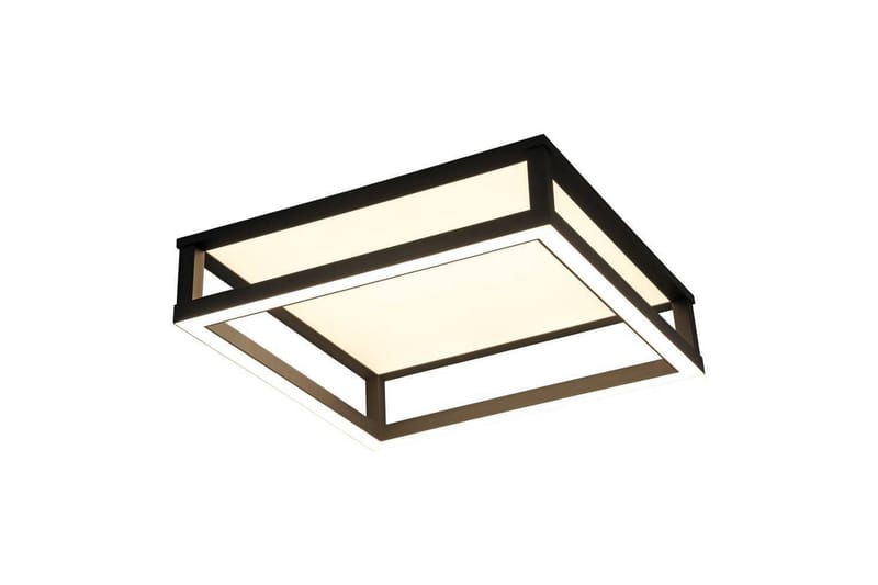 Takbelysning Eglo Macellara Svart/Vit 45x45 cm - Belysning - Inomhusbelysning & lampor - Taklampor & takbelysning - Plafond