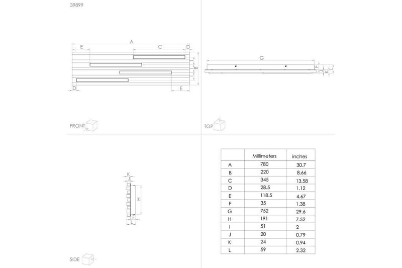 Takbelysning Eglo Marreira Trä - Belysning - Inomhusbelysning & lampor - Taklampor & takbelysning - Plafond