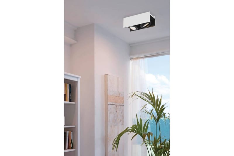 Takbelysning Eglo Vidago Vit/Svart 2 Lampor - 2 Lampor - Belysning - Inomhusbelysning & lampor - Taklampor & takbelysning - Plafond