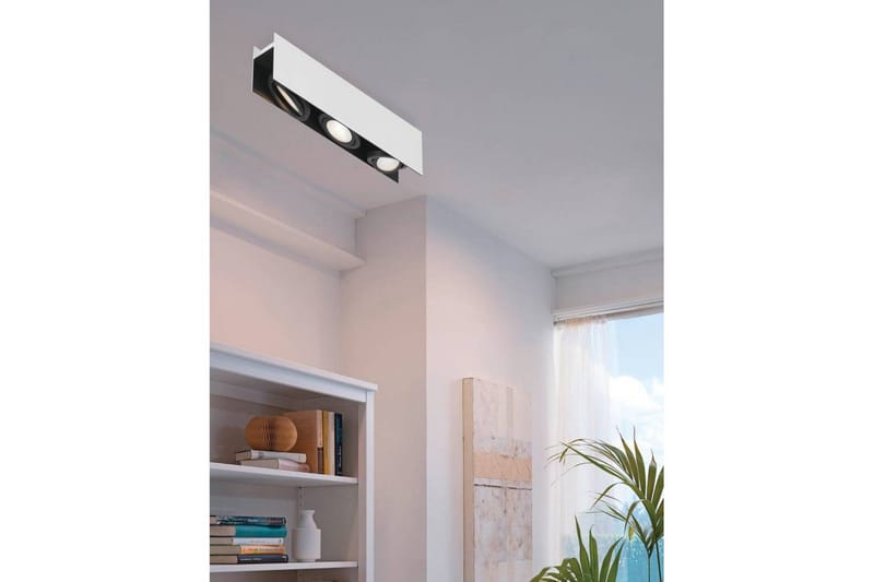 Takbelysning Eglo Vidago Vit/Svart 3 Lampor - 3 Lampor - Belysning - Inomhusbelysning & lampor - Taklampor & takbelysning - Plafond