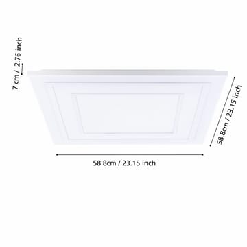 Taklampa Albarca - 588x588 mm - Belysning - Inomhusbelysning & lampor - Taklampor & takbelysning - Plafond
