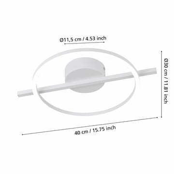 Taklampa Amandolo - Vit - Belysning - Inomhusbelysning & lampor - Taklampor & takbelysning - Plafond