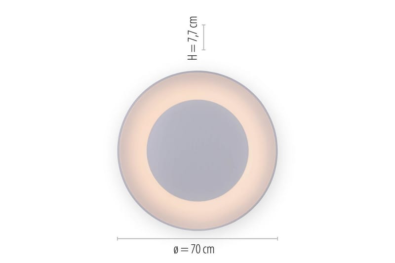 Taklampa Anika - Vit - Belysning - Inomhusbelysning & lampor - Taklampor & takbelysning - Plafond