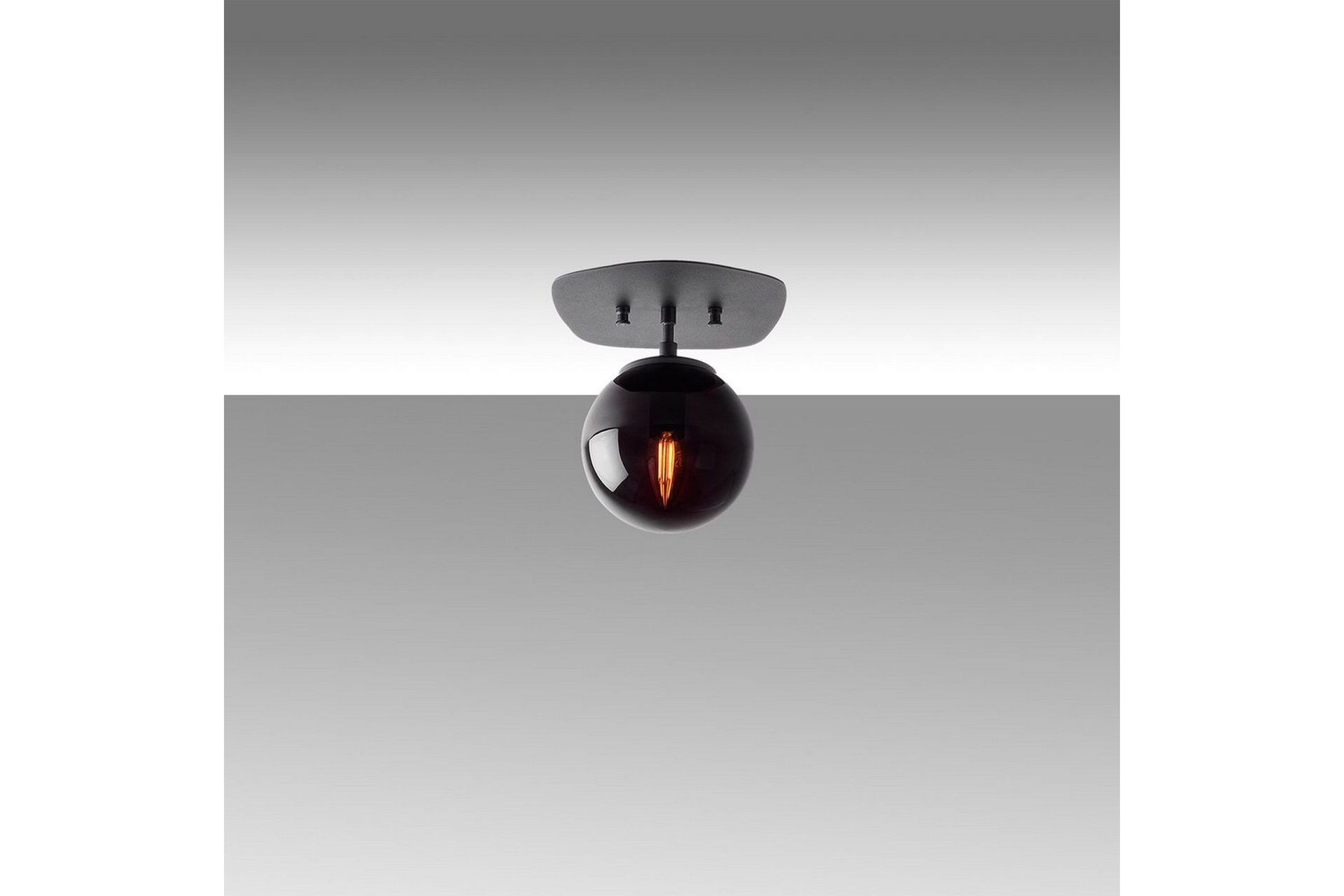 Taklampa Ariofield (20 x 25 x 25 cm) Svart - Svart