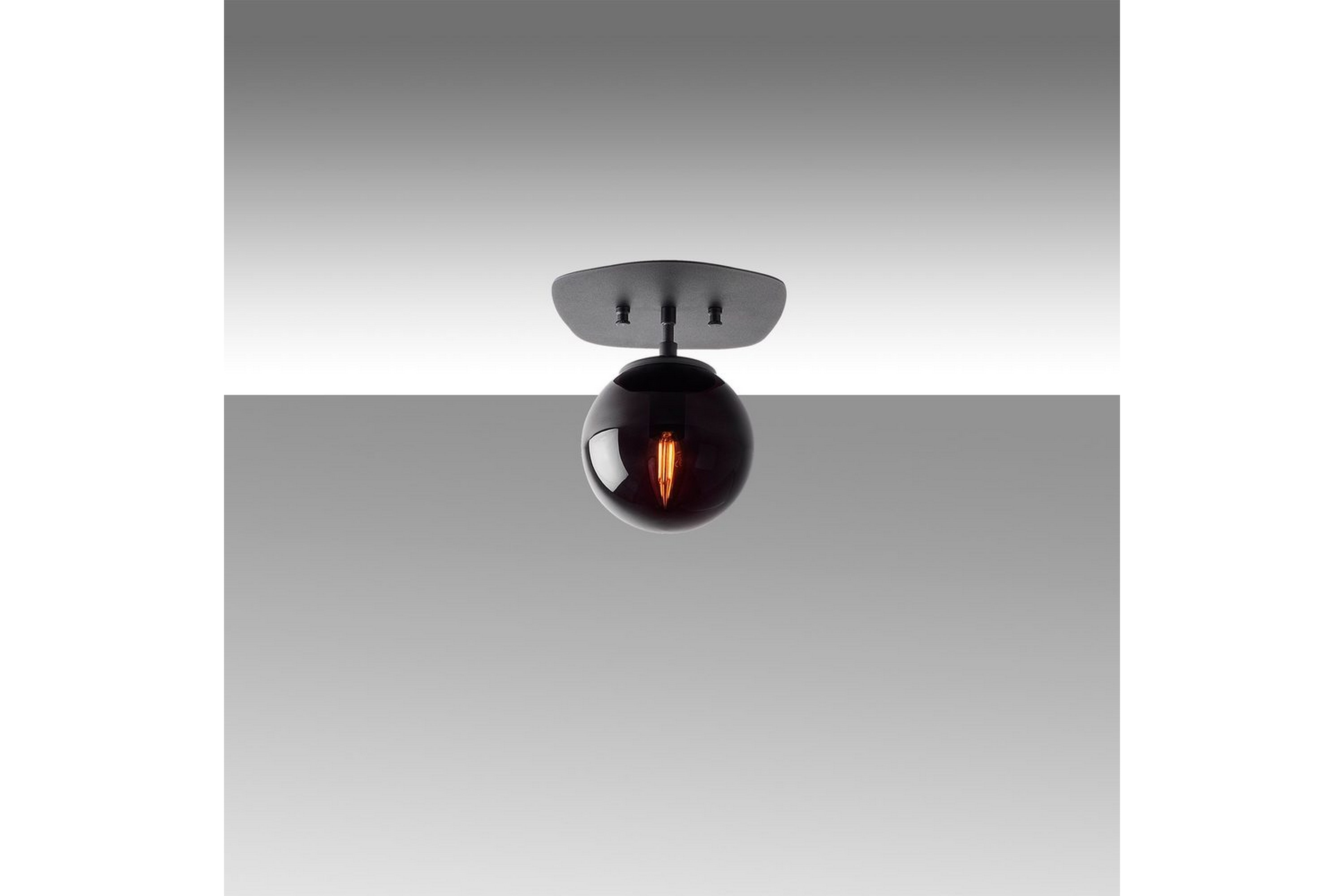 Taklampa Ariofield (20 x 25 x 25 cm) Svart - Svart