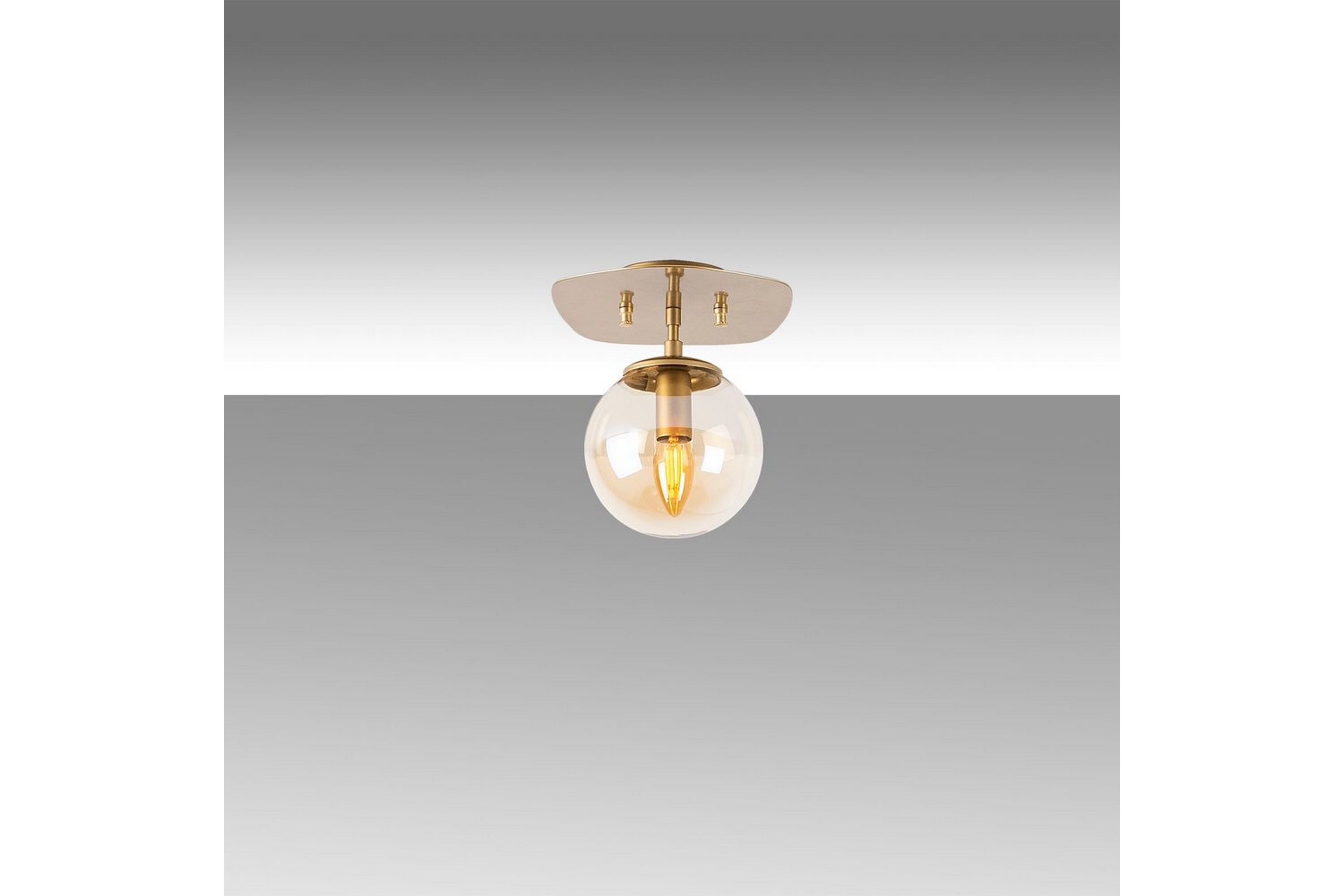 Taklampa Ariofield (20 x 25 x 25 cm) Vintage - Vintage