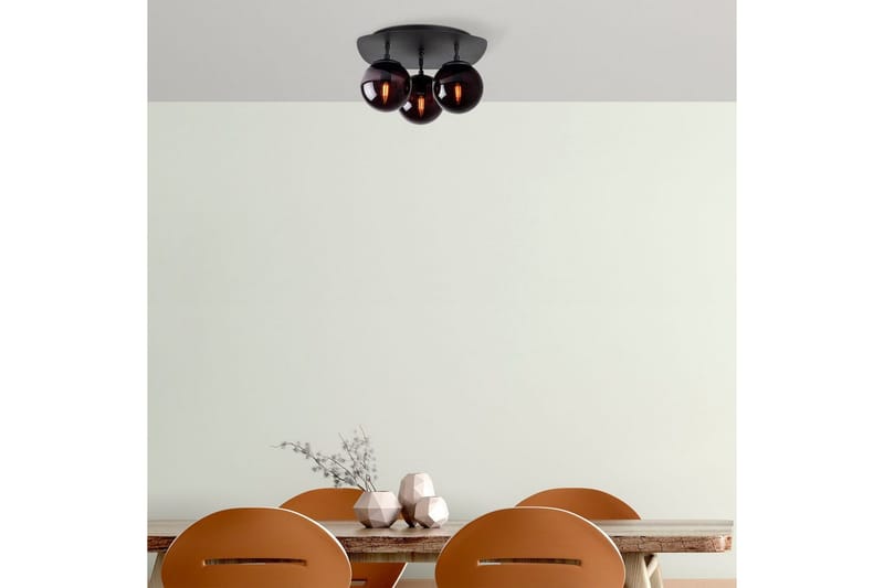 Taklampa Ariofield Triple Svart - Svart - Belysning - Inomhusbelysning & lampor - Taklampor & takbelysning - Plafond