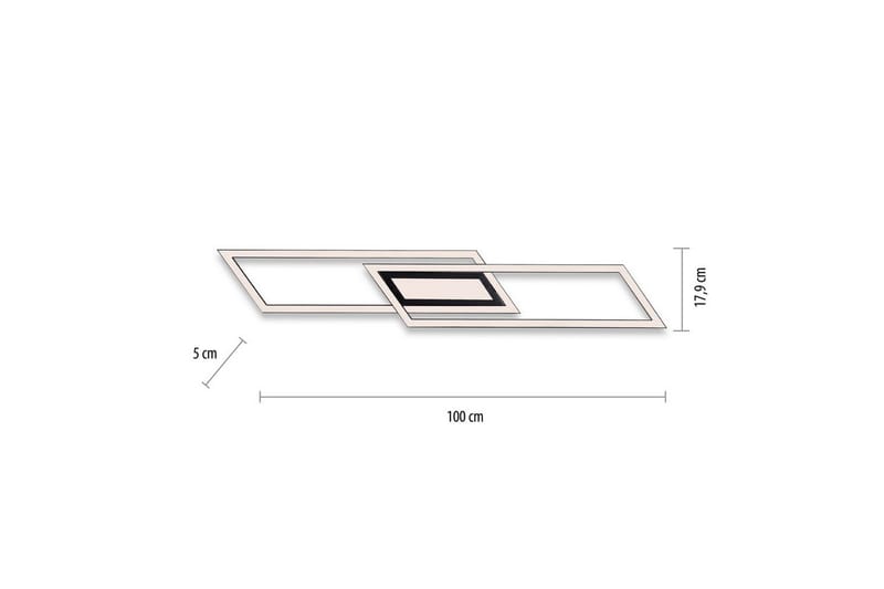 Taklampa Asmin - 17,9x5x100 cm - Belysning - Inomhusbelysning & lampor - Taklampor & takbelysning - Plafond