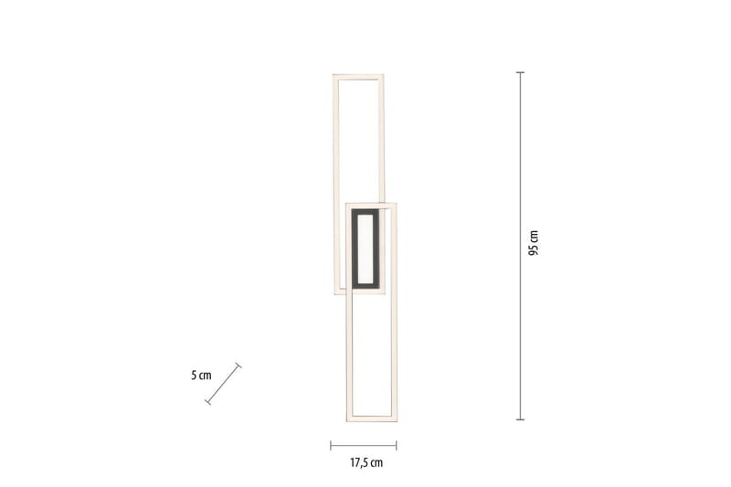 Taklampa Asmin - 17,9x5x95 cm - Belysning - Inomhusbelysning & lampor - Taklampor & takbelysning - Plafond