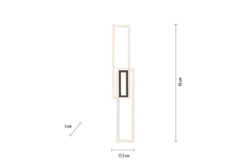 Taklampa Asmin - 17,9x5x95 cm - Belysning - Inomhusbelysning & lampor - Taklampor & takbelysning - Plafond