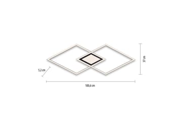 Taklampa Asmin - 37x5,2x106 cm - Belysning - Inomhusbelysning & lampor - Taklampor & takbelysning - Plafond