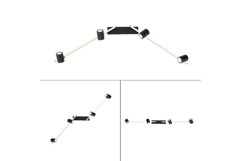 Taklampa Barik - 101x18x123 cm - Belysning - Inomhusbelysning & lampor - Taklampor & takbelysning - Plafond