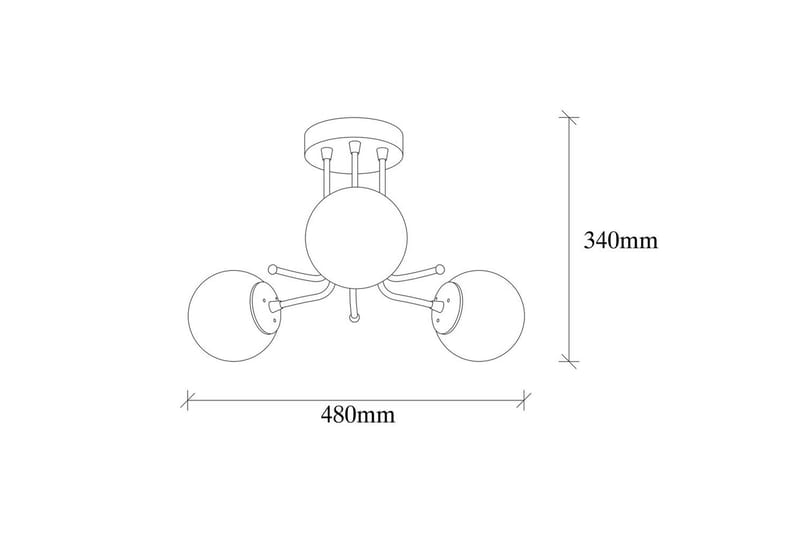 Taklampa Bhika Rany / Vit - Rany / Vit - Belysning - Inomhusbelysning & lampor - Taklampor & takbelysning - Plafond