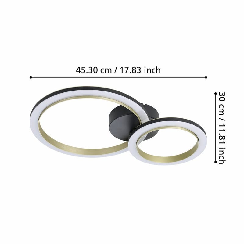 Taklampa Calliera - 420x300 mm - Belysning - Inomhusbelysning & lampor - Taklampor & takbelysning - Plafond