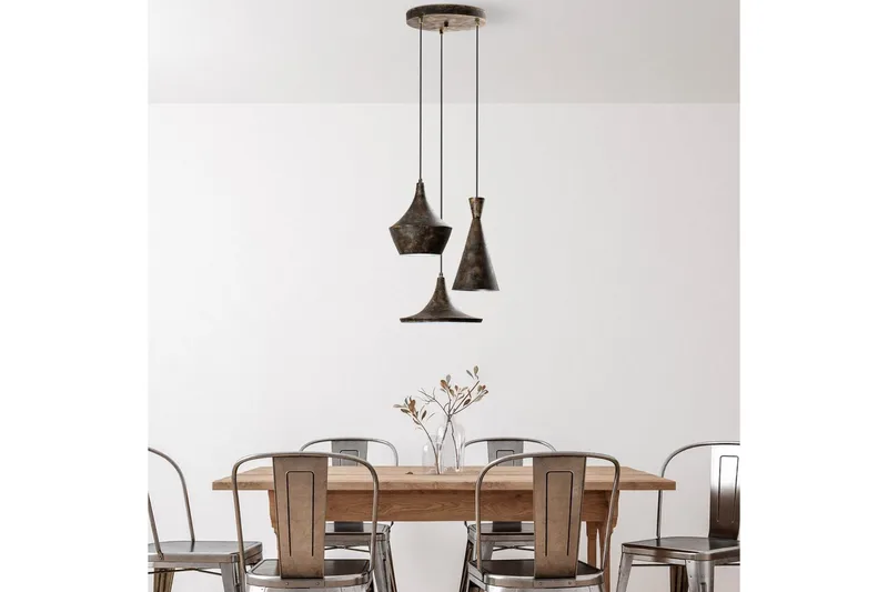 Taklampa Cindel Antikering - Guld - Belysning - Inomhusbelysning & lampor - Taklampor & takbelysning - Kökslampa & pendellampa