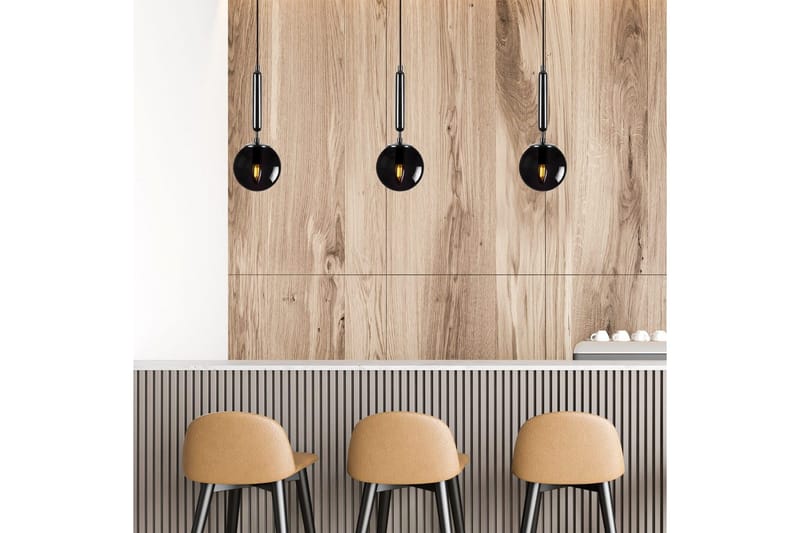 Taklampa Darna Svart - Svart - Belysning - Inomhusbelysning & lampor - Taklampor & takbelysning - Kökslampa & pendellampa