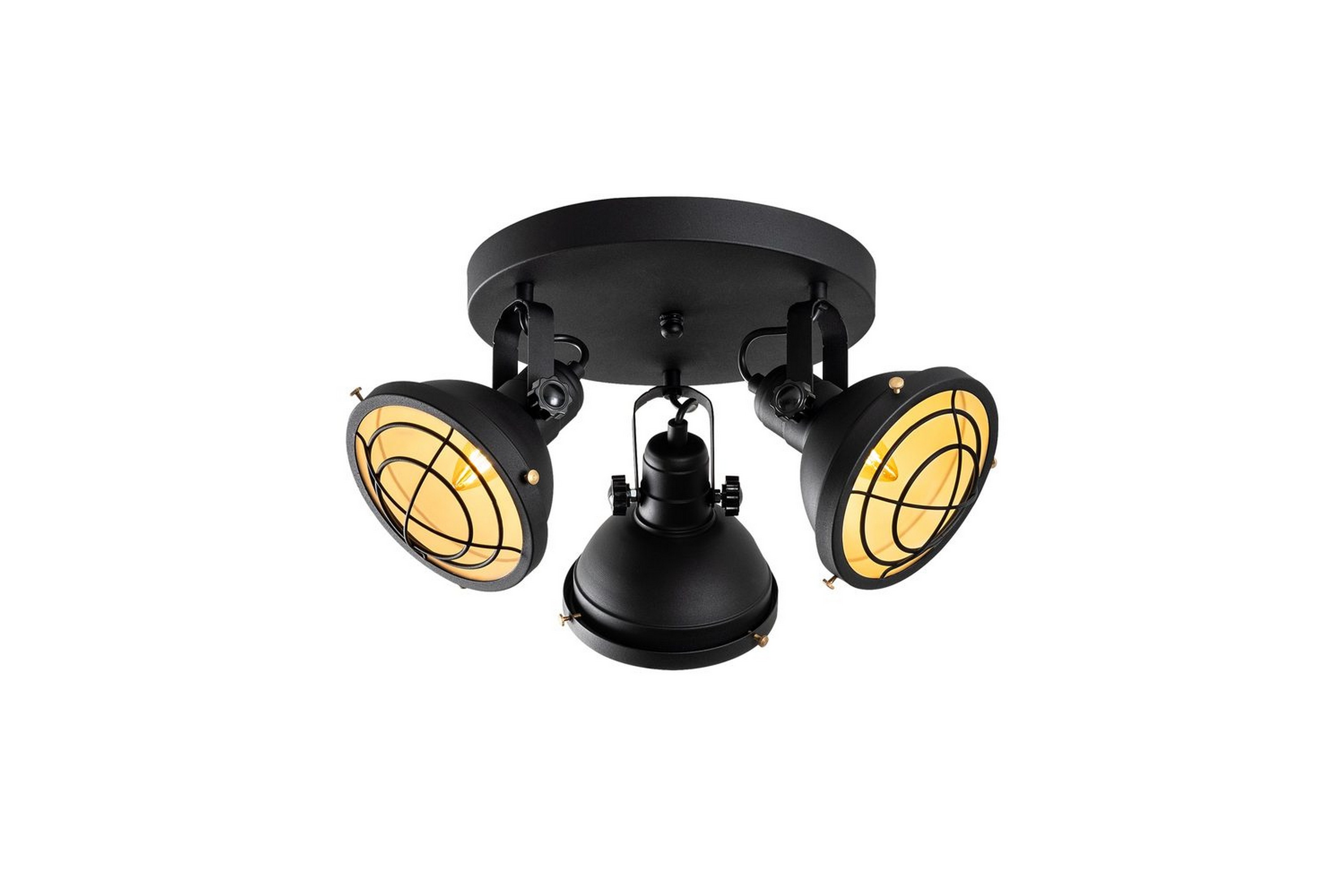 Taklampa Desten Svart - Svart