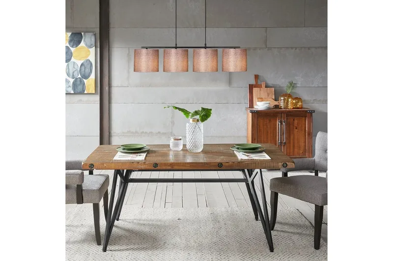 Taklampa Donria Svart / Brun - Brun/Svart - Belysning - Inomhusbelysning & lampor - Taklampor & takbelysning - Kökslampa & pendellampa