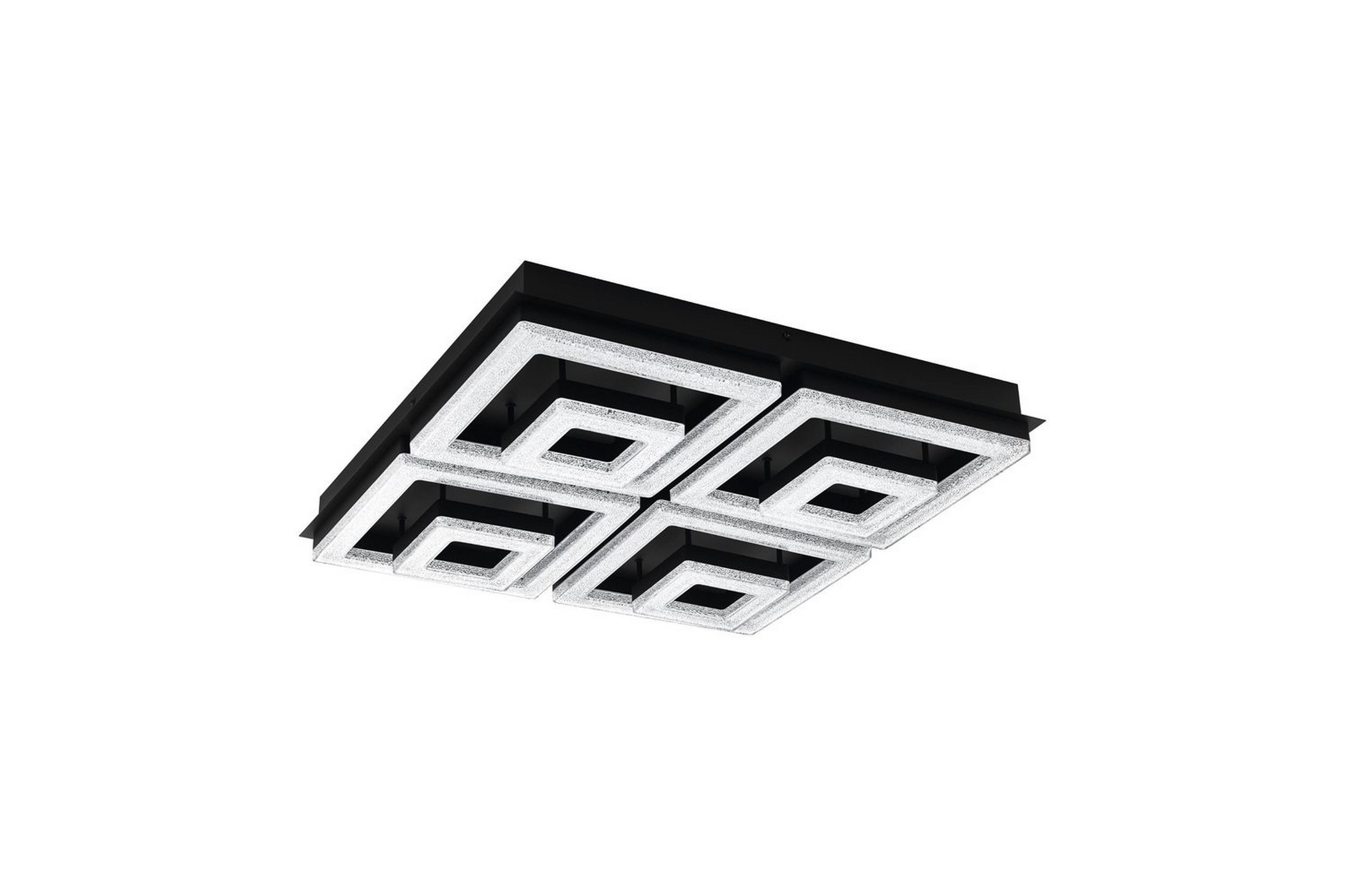 Taklampa Eglo Fradelo 1 520x520 mm - Svart