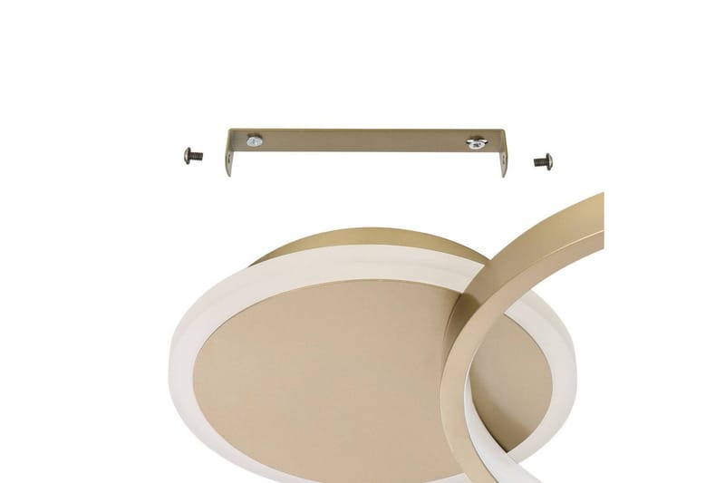 Taklampa Eglo Gafares Rund Guldfärgad/Vit - Guld/Vit - Belysning - Inomhusbelysning & lampor - Taklampor & takbelysning - Plafond