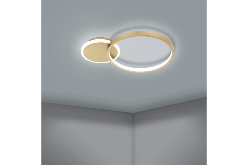 Taklampa Eglo Gafares Rund Guldfärgad/Vit - Guld/Vit - Belysning - Inomhusbelysning & lampor - Taklampor & takbelysning - Plafond