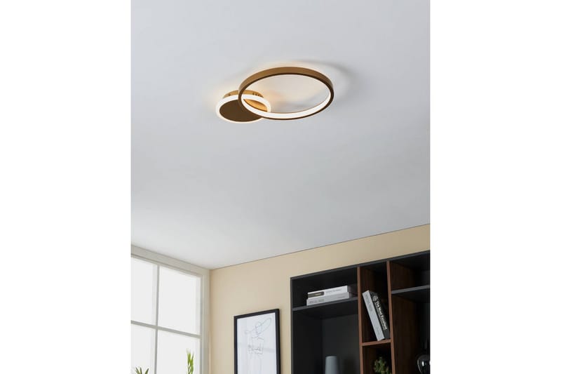 Taklampa Eglo Gafares Rund Guldfärgad/Vit - Guld/Vit - Belysning - Inomhusbelysning & lampor - Taklampor & takbelysning - Plafond