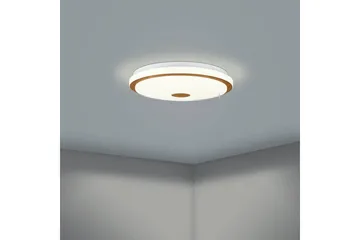 Taklampa Eglo Lanciano 1 380 mm - Vit/Brun - Belysning - Inomhusbelysning & lampor - Taklampor & takbelysning - Plafond