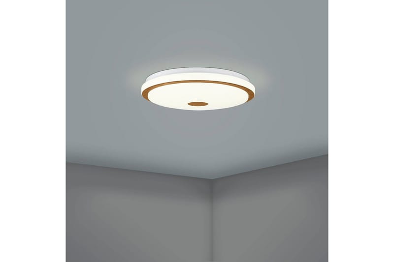 Taklampa Eglo Lanciano 1 380 mm - Vit/Brun - Belysning - Inomhusbelysning & lampor - Taklampor & takbelysning - Plafond