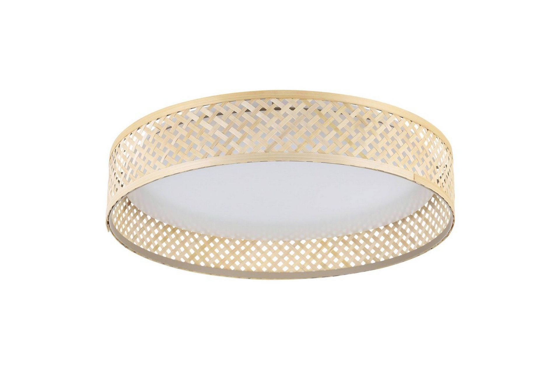 Taklampa Eglo Luppineria Ø380 mm Vit Brun - Vit/Brun