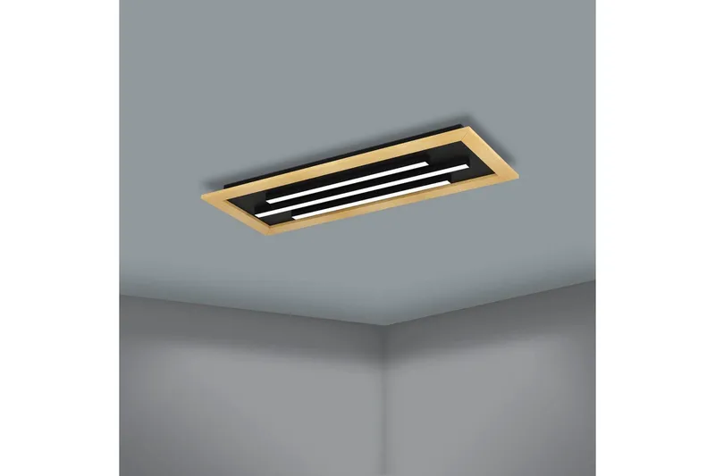 Taklampa Eglo Tirrenara 780x305 mm - Svart/Brun - Belysning - Inomhusbelysning & lampor - Taklampor & takbelysning - Plafond