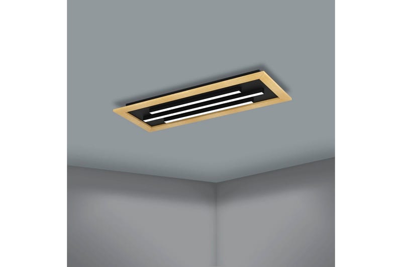Taklampa Eglo Tirrenara 780x305 mm - Svart/Brun - Belysning - Inomhusbelysning & lampor - Taklampor & takbelysning - Plafond