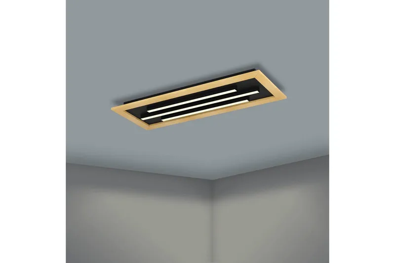 Taklampa Eglo Tirrenara 780x305 mm - Svart/Brun - Belysning - Inomhusbelysning & lampor - Taklampor & takbelysning - Plafond