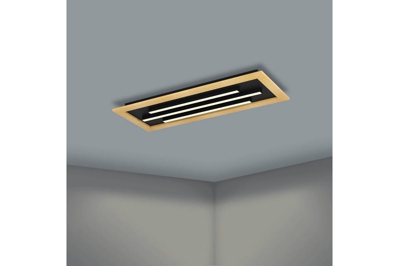 Taklampa Eglo Tirrenara 780x305 mm - Svart/Brun - Belysning - Inomhusbelysning & lampor - Taklampor & takbelysning - Plafond