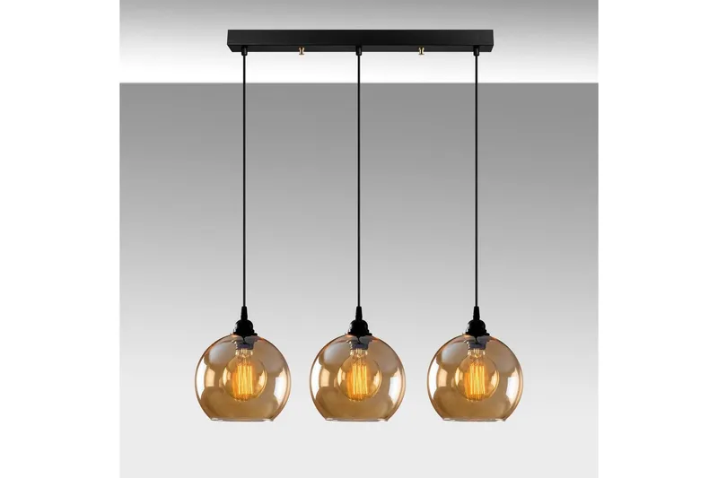 Taklampa Elanorstead Tre Rany / Svart Horisontell - Guld/Svart - Belysning - Inomhusbelysning & lampor - Taklampor & takbelysning - Kökslampa & pendellampa