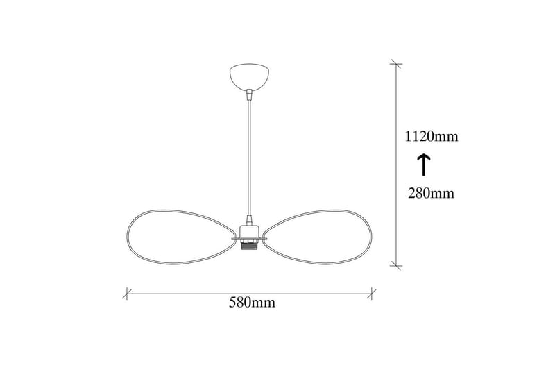 Taklampa Emrith Svart - Svart - Belysning - Inomhusbelysning & lampor - Taklampor & takbelysning - Kökslampa & pendellampa