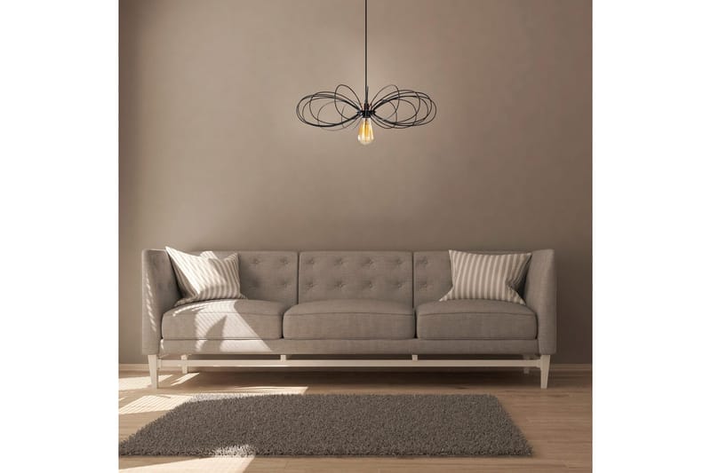 Taklampa Emrith Svart - Svart - Belysning - Inomhusbelysning & lampor - Taklampor & takbelysning - Kökslampa & pendellampa