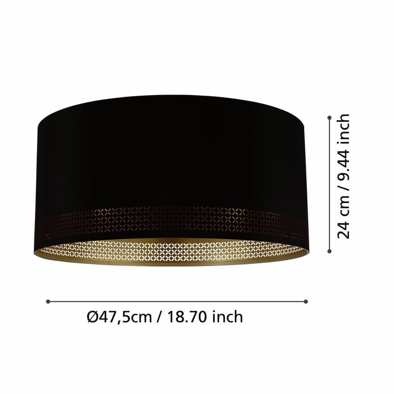 Taklampa Esteperra - 47,5 cm - Belysning - Inomhusbelysning & lampor - Taklampor & takbelysning - Plafond