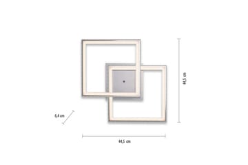 Taklampa Felix - 44,5x6,4x44,5 cm - Belysning - Inomhusbelysning & lampor - Taklampor & takbelysning - Plafond