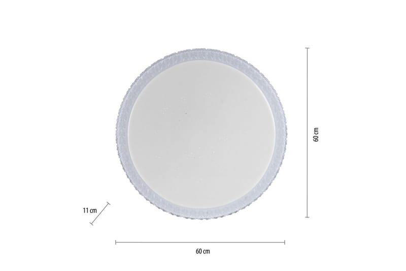 Taklampa Frida - 60x11x60 cm - Belysning - Inomhusbelysning & lampor - Taklampor & takbelysning - Plafond