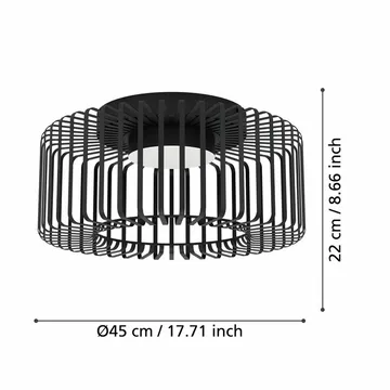 Taklampa Ginestrone - 45 cm - Belysning - Inomhusbelysning & lampor - Taklampor & takbelysning - Plafond