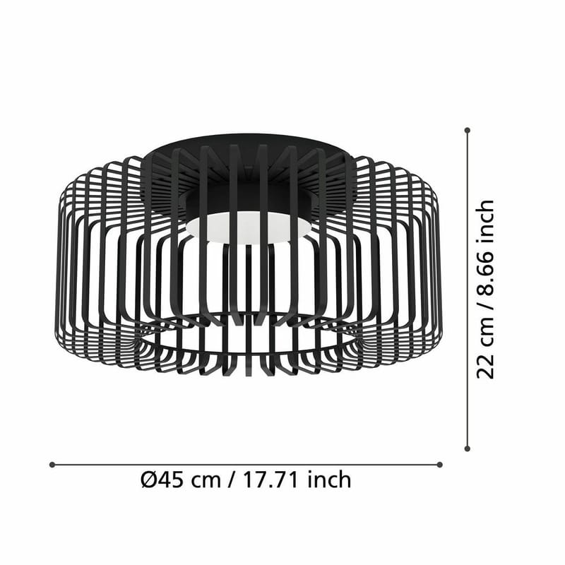 Taklampa Ginestrone - 45 cm - Belysning - Inomhusbelysning & lampor - Taklampor & takbelysning - Plafond