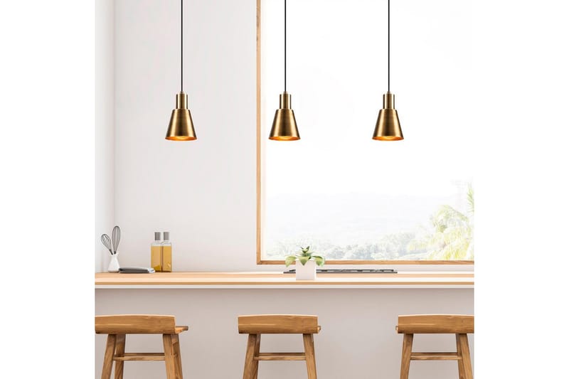 Taklampa Gullis Rany / Svart - Guld - Belysning - Inomhusbelysning & lampor - Taklampor & takbelysning - Kökslampa & pendellampa