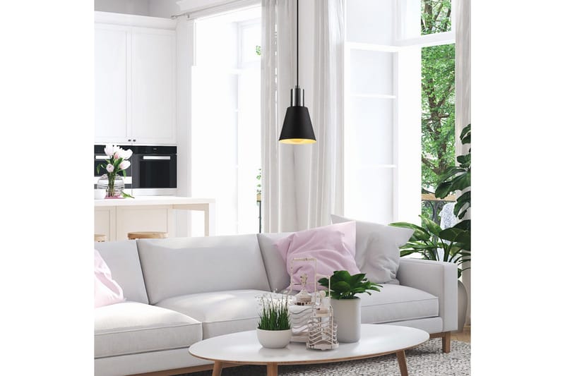 Taklampa Gullis Svart / Nickel - Svart - Belysning - Inomhusbelysning & lampor - Taklampor & takbelysning - Kökslampa & pendellampa