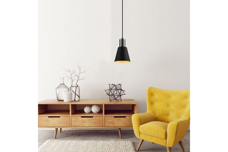 Taklampa Gullis Svart / Nickel - Svart - Belysning - Inomhusbelysning & lampor - Taklampor & takbelysning - Kökslampa & pendellampa