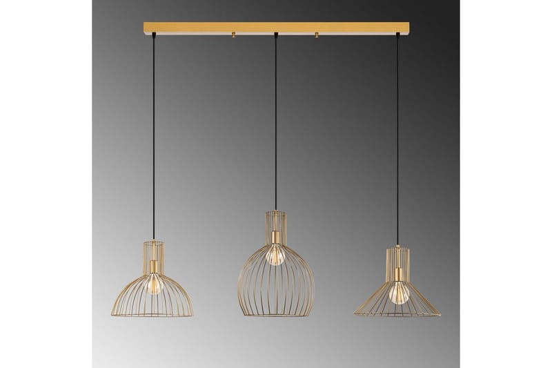 Taklampa Halven Gold - Guld - Belysning - Inomhusbelysning & lampor - Taklampor & takbelysning - Kökslampa & pendellampa