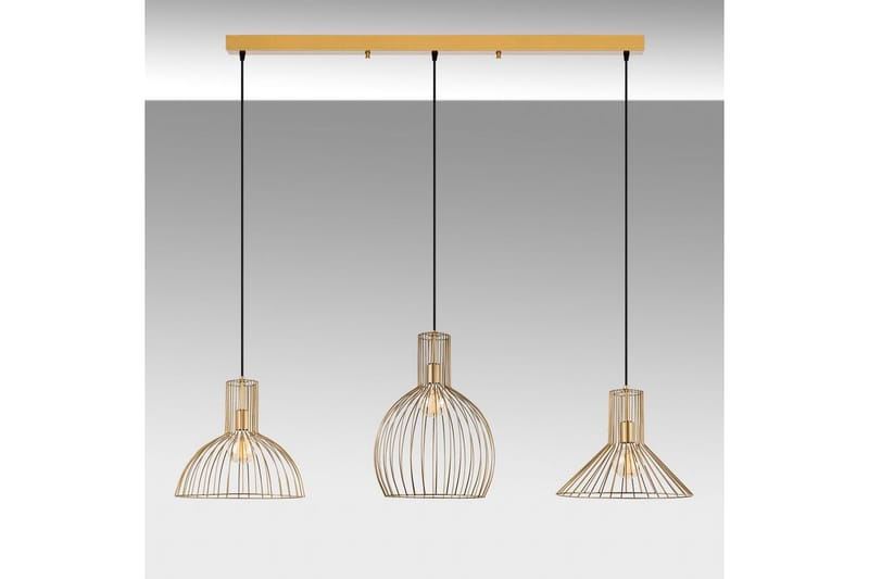 Taklampa Halven Gold - Guld - Belysning - Inomhusbelysning & lampor - Taklampor & takbelysning - Kökslampa & pendellampa