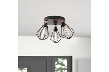 Taklampa Hillmere Svart / Rany - Guld/Svart - Belysning - Inomhusbelysning & lampor - Taklampor & takbelysning - Plafond