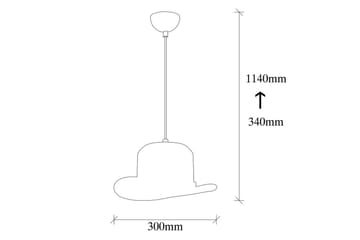 Taklampa Hukle Svart - Svart - Belysning - Inomhusbelysning & lampor - Taklampor & takbelysning - Kökslampa & pendellampa