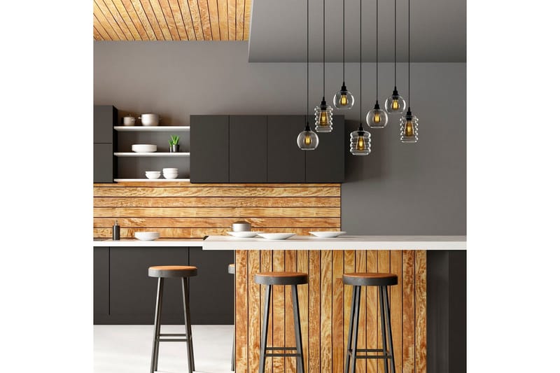 Taklampa Ilena Rök - Antracit - Belysning - Inomhusbelysning & lampor - Taklampor & takbelysning - Kökslampa & pendellampa